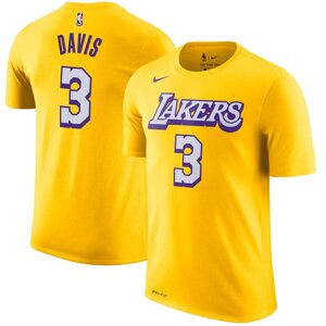 Футболки жовті Los Angeles Lakers NBA №3 Anthony Davis