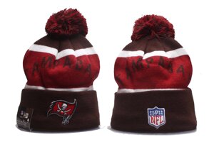 В'язані зимові шапки з логотипами NFL Tampa Bay Buccaneers