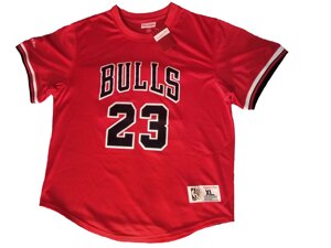 Баскетбольна футболка NBA Hardwood Classics Chicago Bulls №23 Michael Jordan червона
