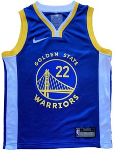 Дитячі баскетбольні джерсі Nike NBA клуб Golden State Warriors №22 Andrew Wiggins Тайланд Blue
