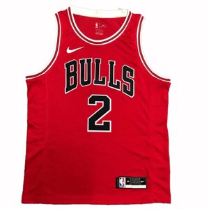 Баскетбольна форма 2021 Nike NBA Chicago Bulls №2 Lonzo Ball City Edition print