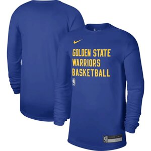 Men's Golden State Warriors Nike Blue Practice Legend Performance Long Sleeve T-Shirt