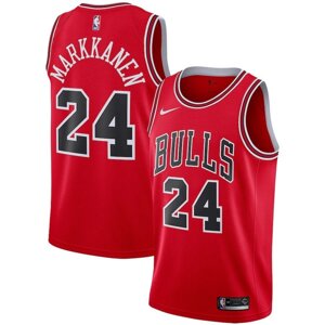 Баскетбольна форма Nike NBA Chicago Bulls №24 Lauri Markkanen червона