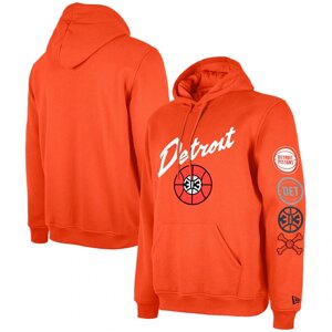 Толстовки Detroit Pistons Nike 2024 orange