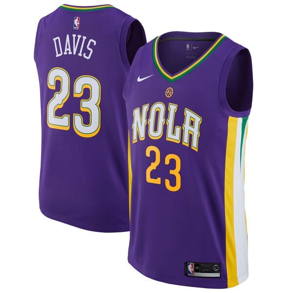 Баскетбольна джерсі Nike NBA New Orleans Pelicans № 23 Anthony Davis фіолетова - характеристики