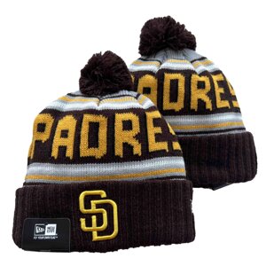 В'язані зимові шапки з логотипами MLB San Diego Padres