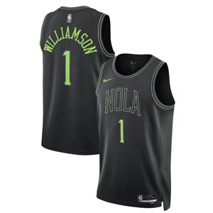 Баскетбольная джерси Nike NBA New Orleans Pelicans №1 Zion Williamson black print