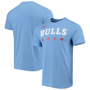 Футболки блакитного кольору Chicago Bulls NBA