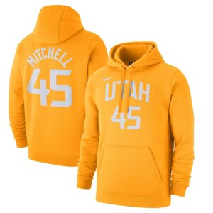Толстовки Utah Jazz Nike Yellow