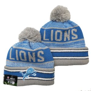 В'язані зимові шапки з логотипами NFL Detroit Lions