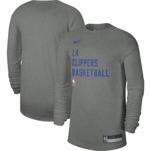 Men's Los Angeles Clippers Nike Grey Practice Legend Performance Long Sleeve T-Shirt
