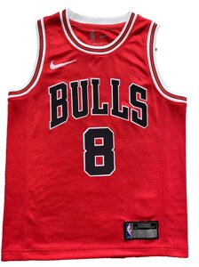 Дитячі баскетбольні джерсі Nike NBA клуб Chicago Bulls №8 Zachary LaVine Тайланд Red