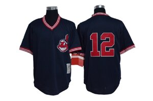 Бейсбольна джерсі MLB Cleveland Indians гравців 12,30,22,7,99,25,10 blue