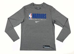 Men's Golden State Warriors Nike Grey Practice Legend Performance Long Sleeve T-Shirt
