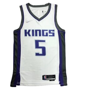 Баскетбольна джерсі Nike NBA Sacramento Kings №5 De'Aaron Fox white print