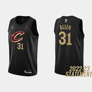 Баскетбольна джерси Jordan NBA Cleveland Cavaliers №31 Jarrett Allen Black Print