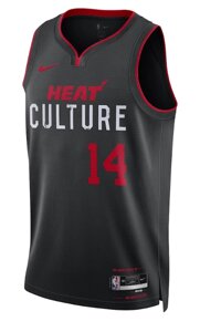 Баскетбольна форма Nike 2023-2024 NBA Miami Heat №14 Tyler Herro Black Print