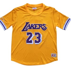 Баскетбольна футболка New Collection Hardwood Classics NBA LeBron James №23 жовта