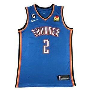 Баскетбольна форма Nike NBA Oklahoma City Thunder №2 Shai Gilgeous-Alexander Blue