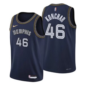 Баскетбольна джерсі NBA Memphis Grizzlies №46 John Konchar блакитна print