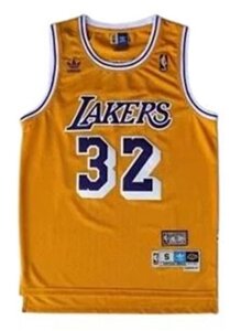 Баскетбольна майка NBA Los Angeles Lakers № 32 Earvin "Magic" Johnson Yellow ретро