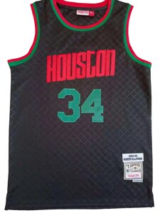 Баскетбольна джерсі Houston Rockets №34 Hakeem Olajuwon Black
