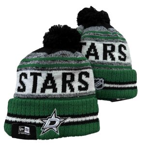 В'язані зимові шапки з логотипами NHL Dallas Stars