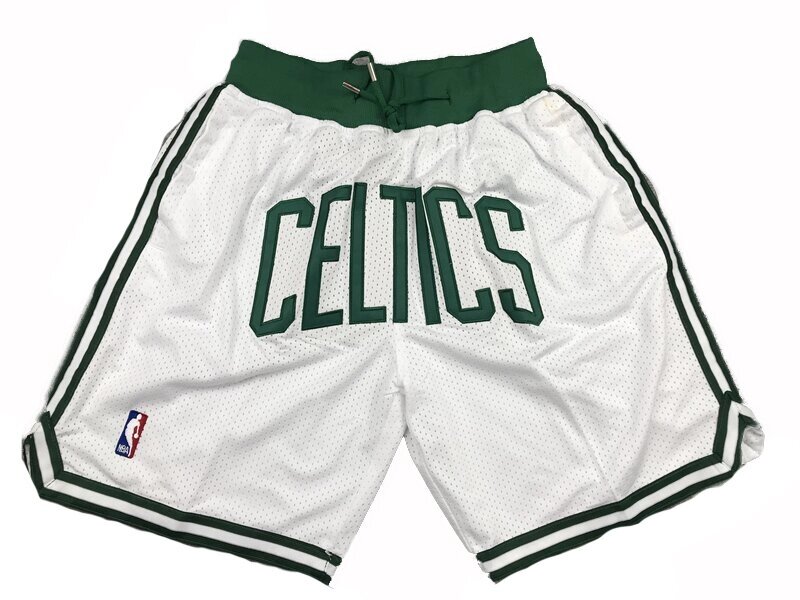 Шорти Boston Celtics Just Don white від компанії Basket Family - фото 1