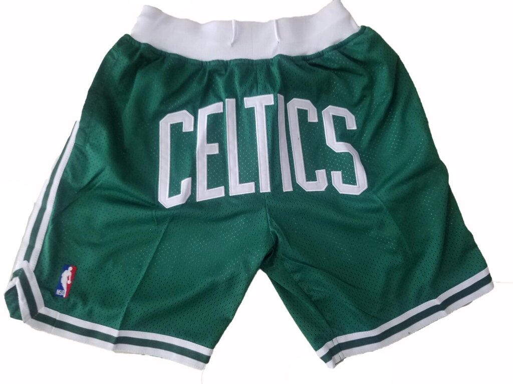 Шорти Boston Celtics Just Don зелені від компанії Basket Family - фото 1