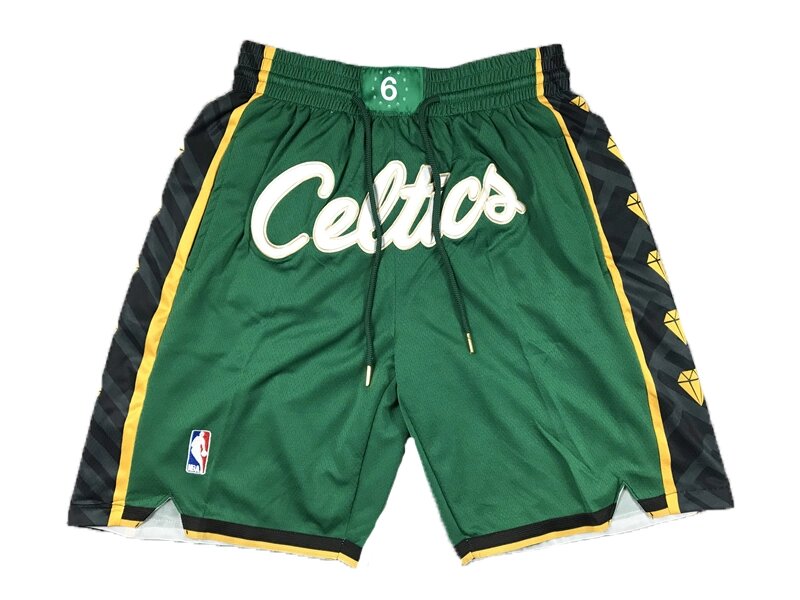 Шорти Boston Celtics Just Don зелені від компанії Basket Family - фото 1