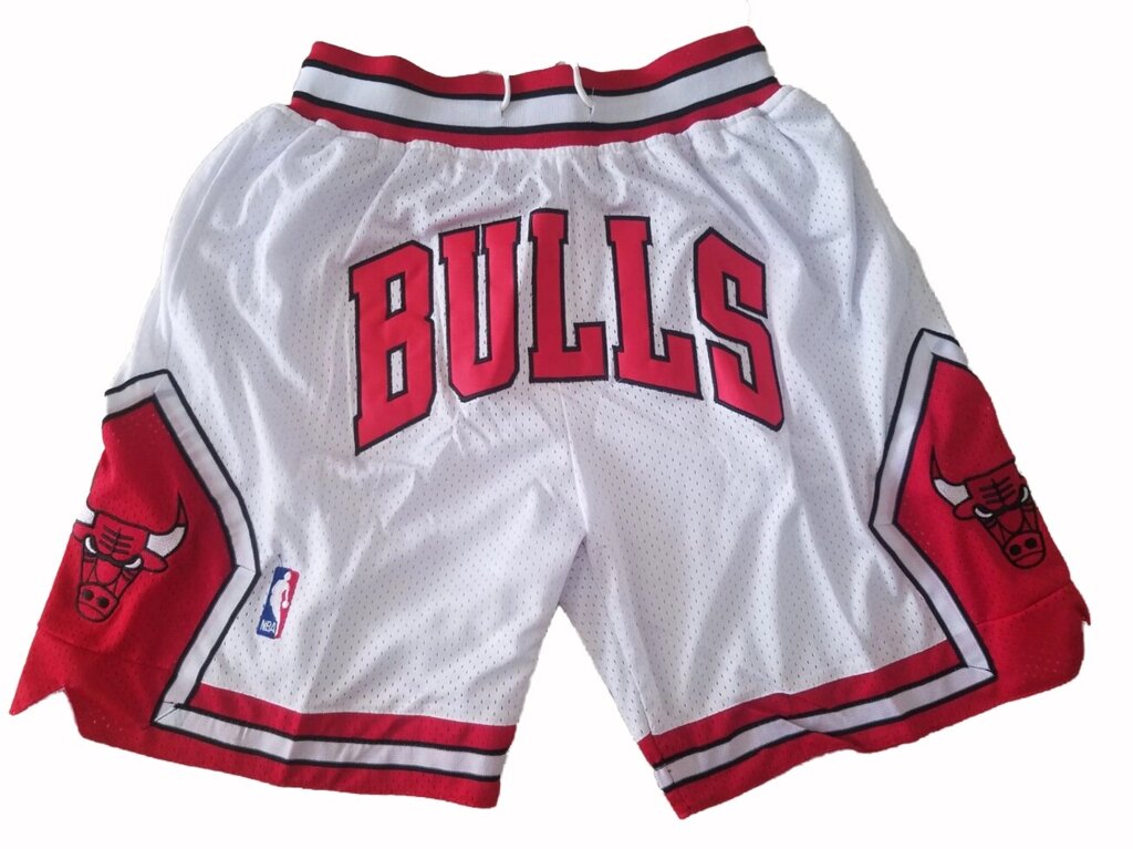 Шорти Chicago Bulls Just Don white від компанії Basket Family - фото 1