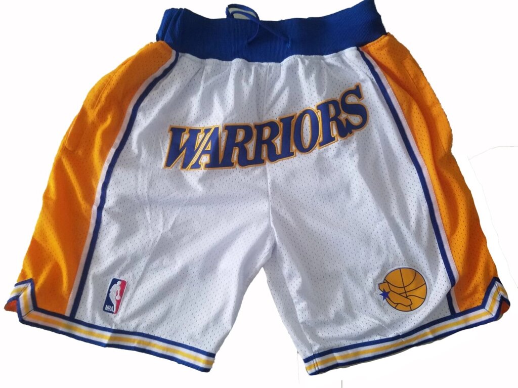 Шорти Golden State Warriors Just Don white від компанії Basket Family - фото 1