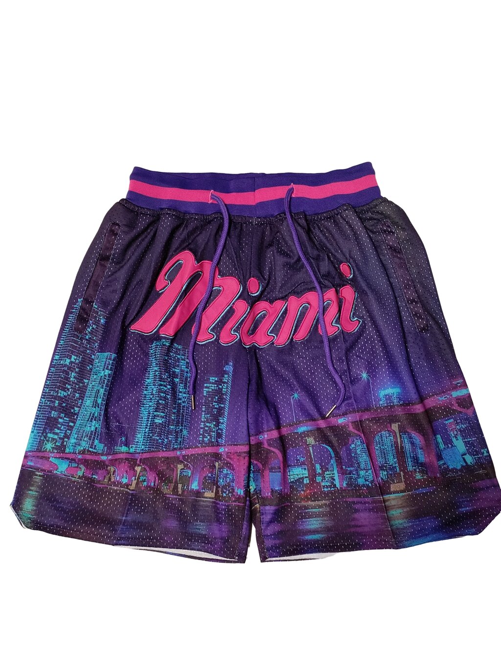 Шорти Miami Heat Just Don Purple від компанії Basket Family - фото 1