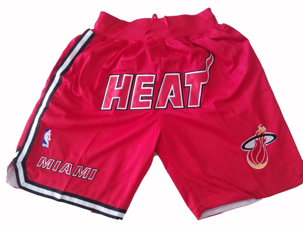 Шорти Miami Heat Just Don red від компанії Basket Family - фото 1