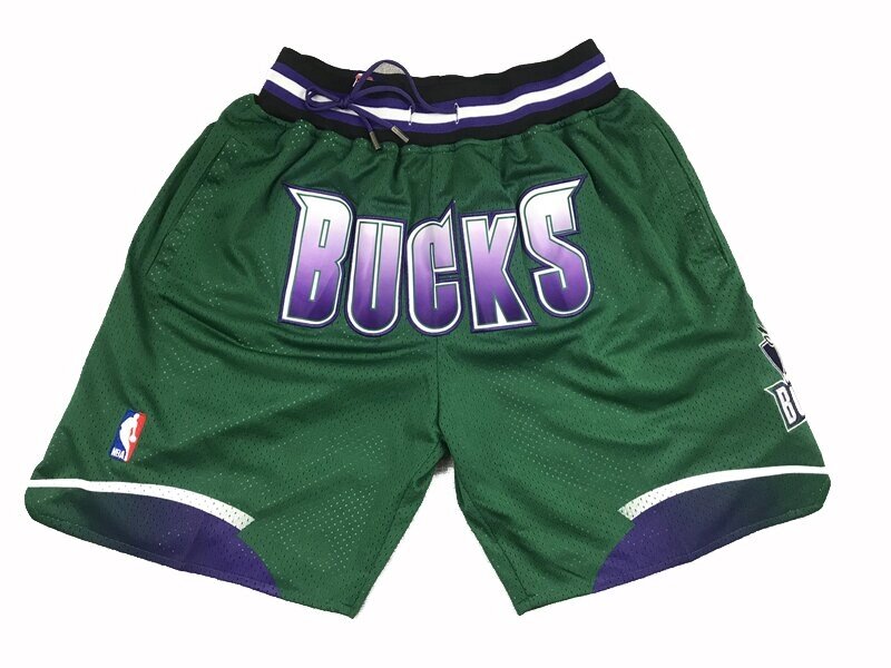 Шорти Milwaukee Bucks Just Don зелені від компанії Basket Family - фото 1
