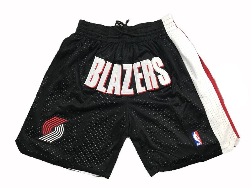 Шорти Portland Trail Blazers Just Don black від компанії Basket Family - фото 1