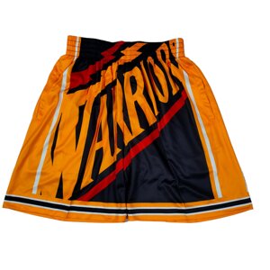 Шорти Golden State Warriors Just Don black orange