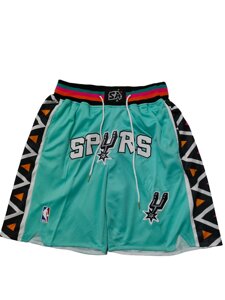 Шорти San Antonio Spurs Just Don turquoise