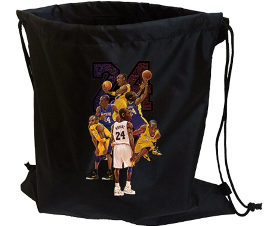 Сумка для взуття, сумка - рюкзак з логотипами та зображеннями зірок НБА від компанії Basket Family - фото 1