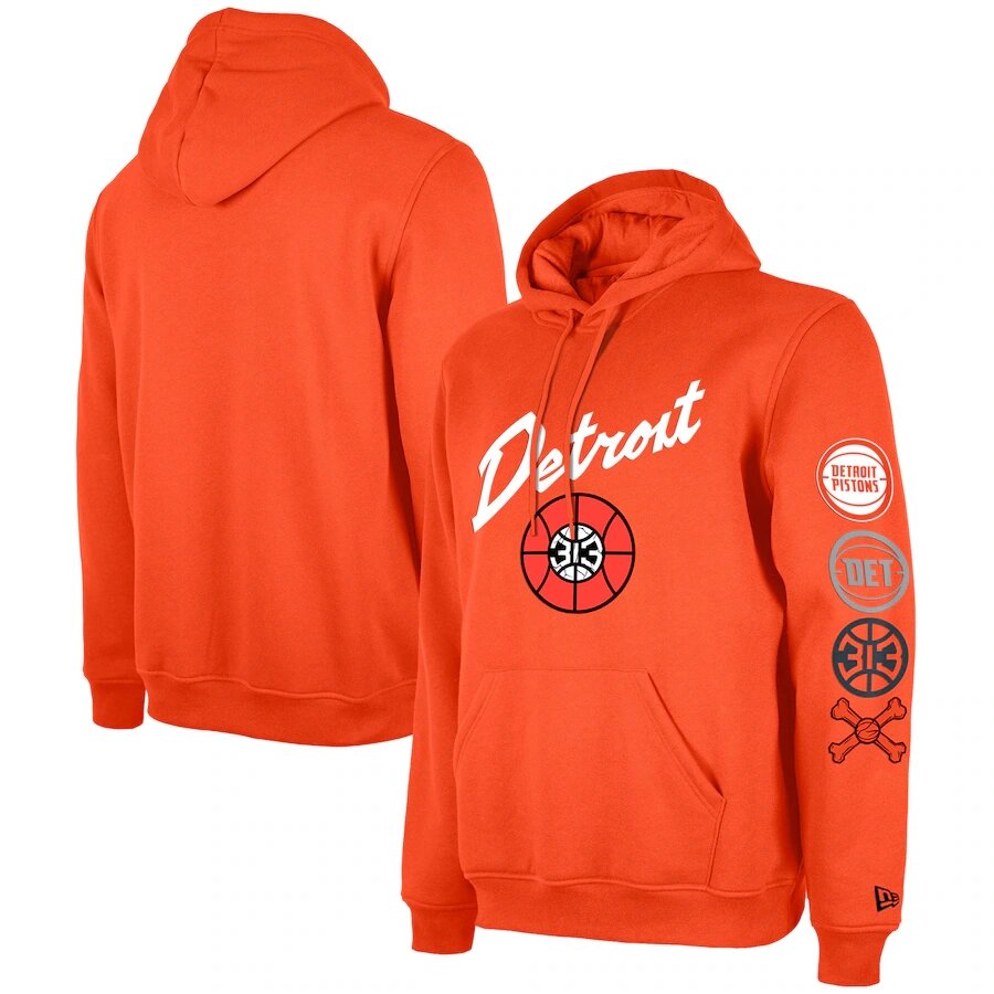 Толстовки Detroit Pistons Nike 2024 orange від компанії Basket Family - фото 1