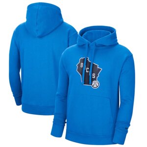 Толстовки Milwaukee Bucks Nike Blue