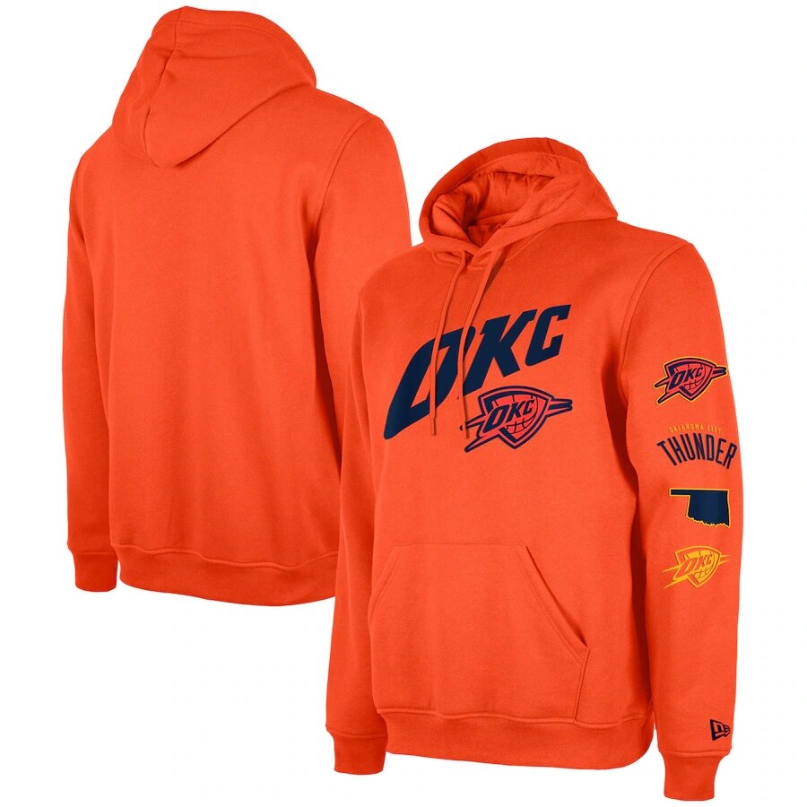 Толстовки Oklahoma City Thunder Nike 2024 orange від компанії Basket Family - фото 1