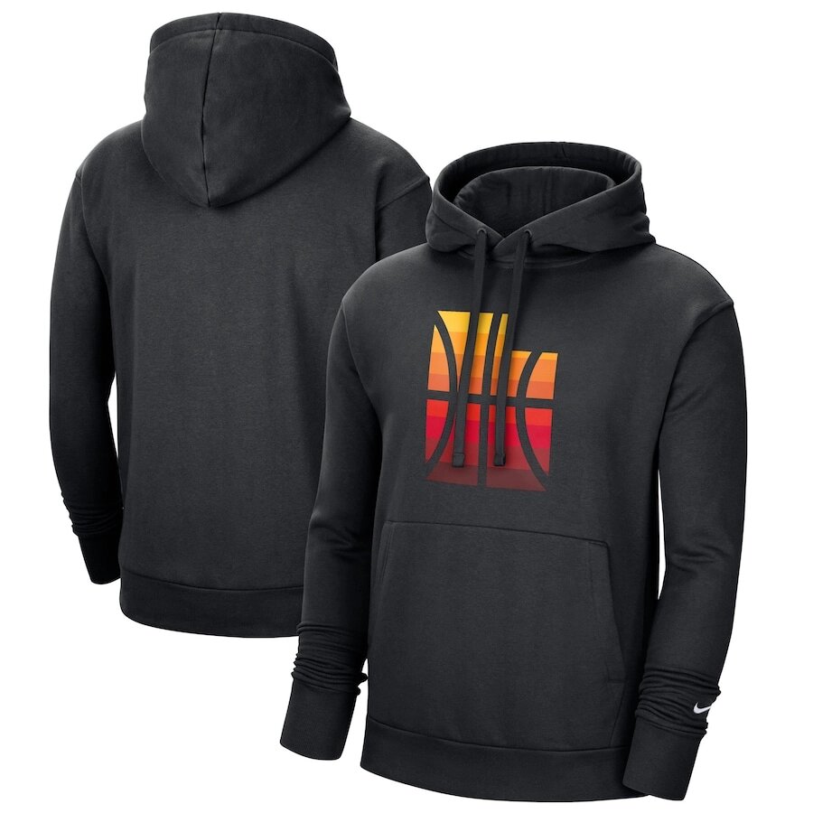 Толстовки Utah Jazz Nike Black від компанії Basket Family - фото 1