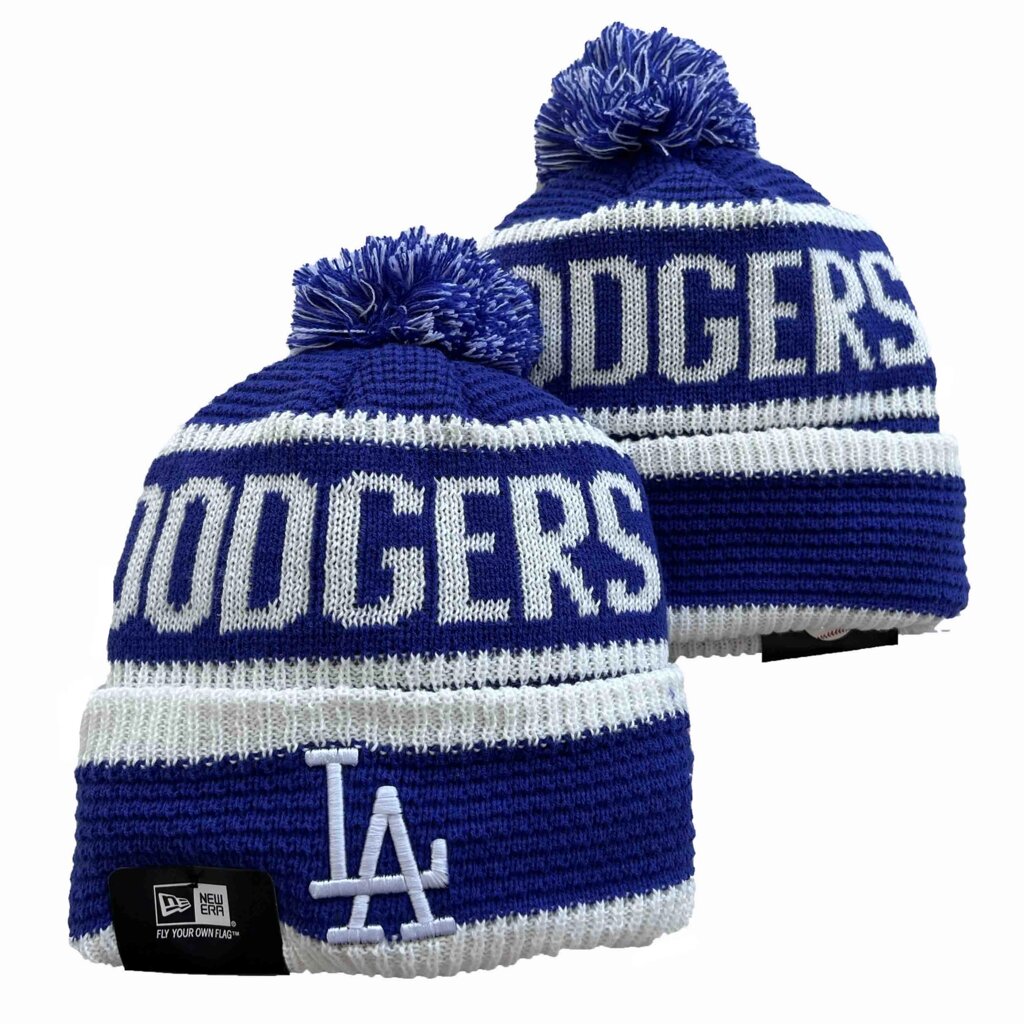 В'язані зимові шапки з логотипами NFL Brooklyn Dodgers від компанії Basket Family - фото 1