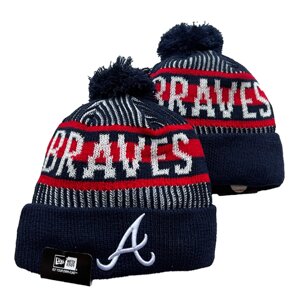 В'язані зимові шапки з логотипами MLB Atlanta Braves