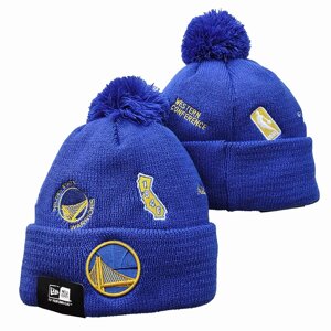 В'язані зимові шапки з логотипами NBA Golden State Warriors