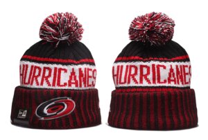 В'язані зимові шапки з логотипами NHL Carolina Hurricanes