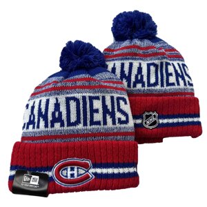 В'язані зимові шапки з логотипами NHL Montréal Canadiens