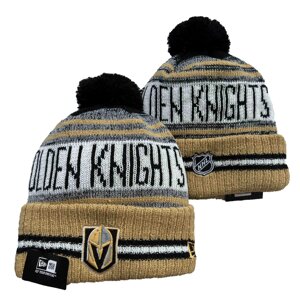 В'язані зимові шапки з логотипами NHL Vegas Golden Knights