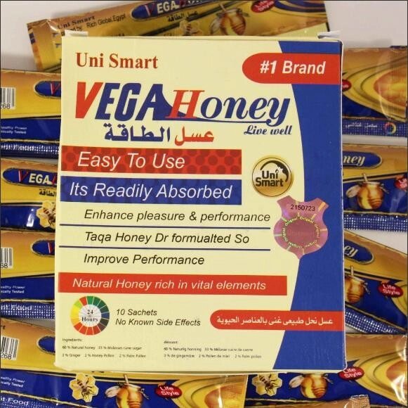 Вега мед Vega Honey 10 саше від компанії Новомед - Сервіс резерву та доставки - фото 1